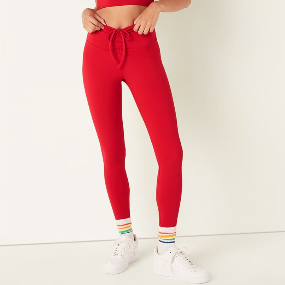 PINK Adjustable Waist Ruched Leggings